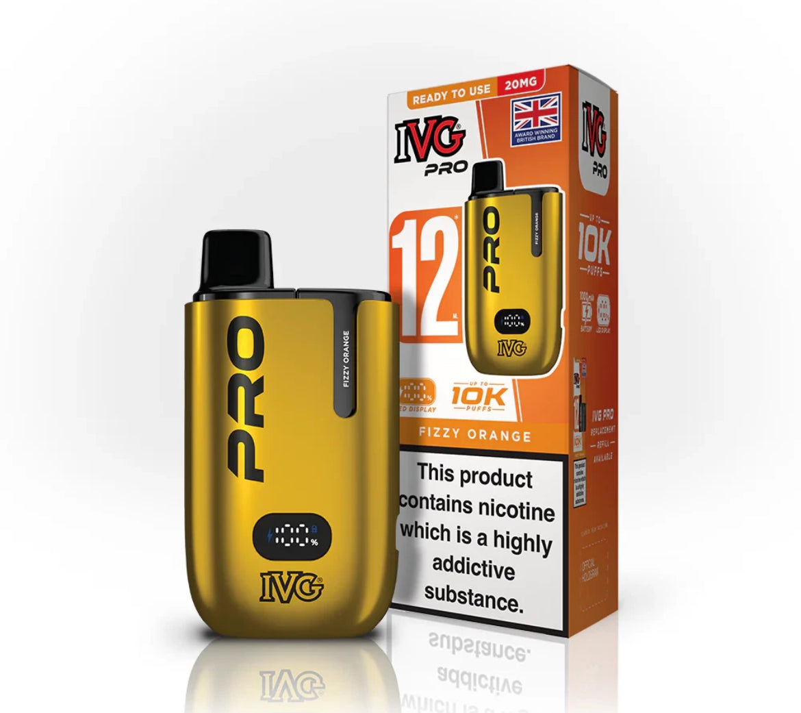 IVG Pro 12 Vape Kit Pre-filled Pod kit 10K Puffs  20mg