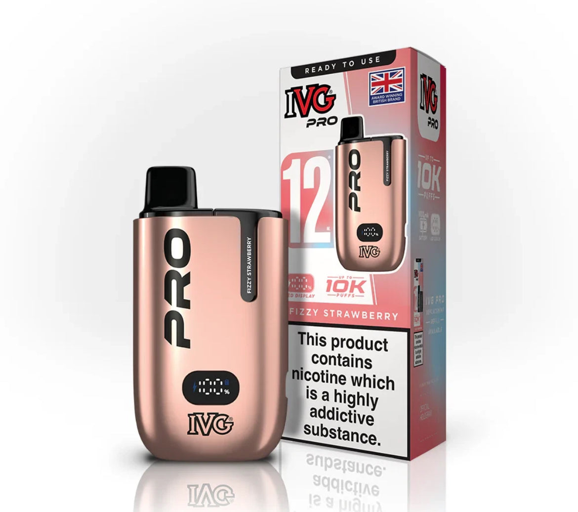 IVG Pro 12 Vape Kit Pre-filled Pod kit 10K Puffs  20mg