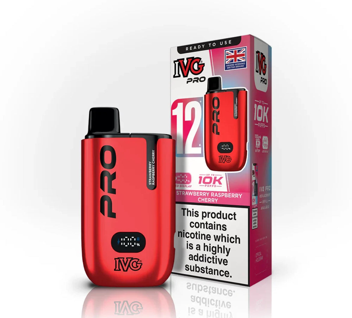 IVG Pro 12 Vape Kit Pre-filled Pod kit 10K Puffs  20mg