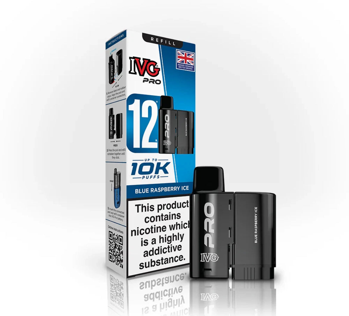 IVG Pro 12 Refill Pods Pre-filled Vape Replacement  20mg