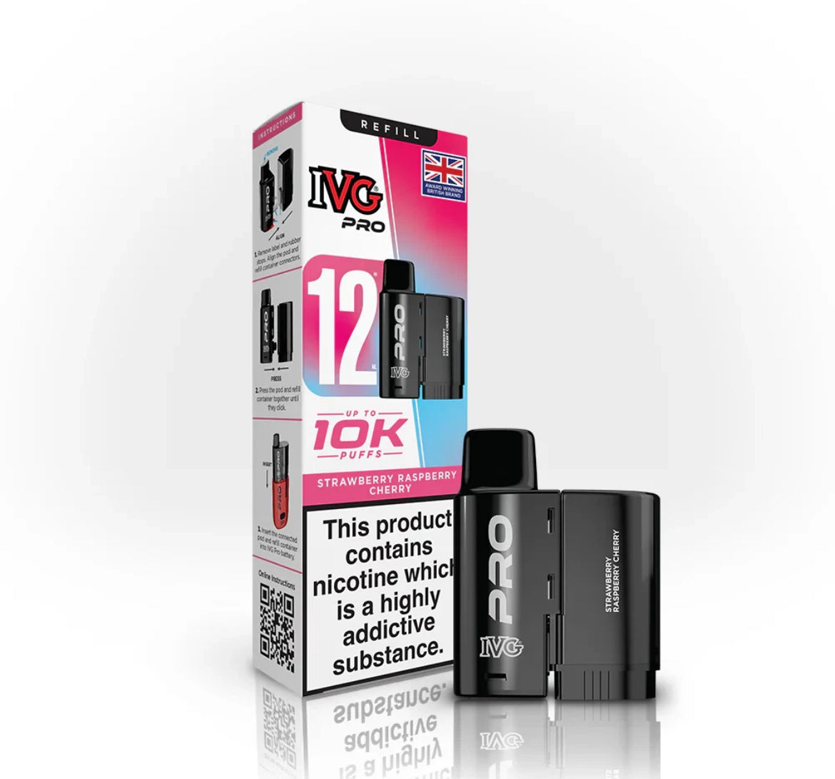 IVG Pro 12 Refill Pods Pre-filled Vape Replacement  20mg