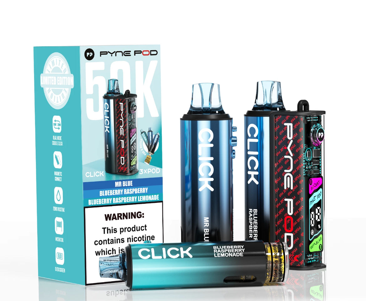 PYNE Pod Click 50K Refill Pods 20mg Pre-filled Replaceable Pods Kit
