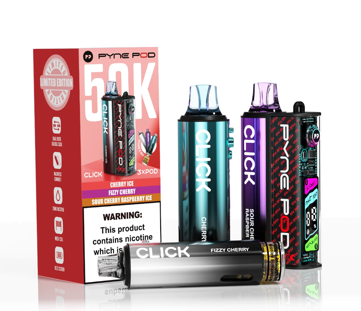 PYNE Pod Click 50K Refill Pods 20mg Pre-filled Replaceable Pods Kit