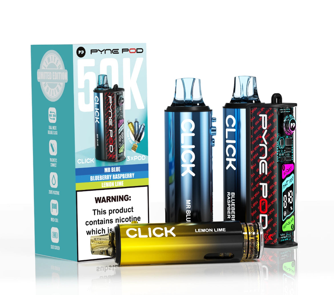 PYNE Pod Click 50K Refill Pods 20mg Pre-filled Replaceable Pods Kit