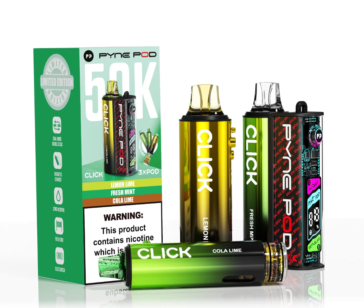 PYNE Pod Click 50K Refill Pods 20mg Pre-filled Replaceable Pods Kit