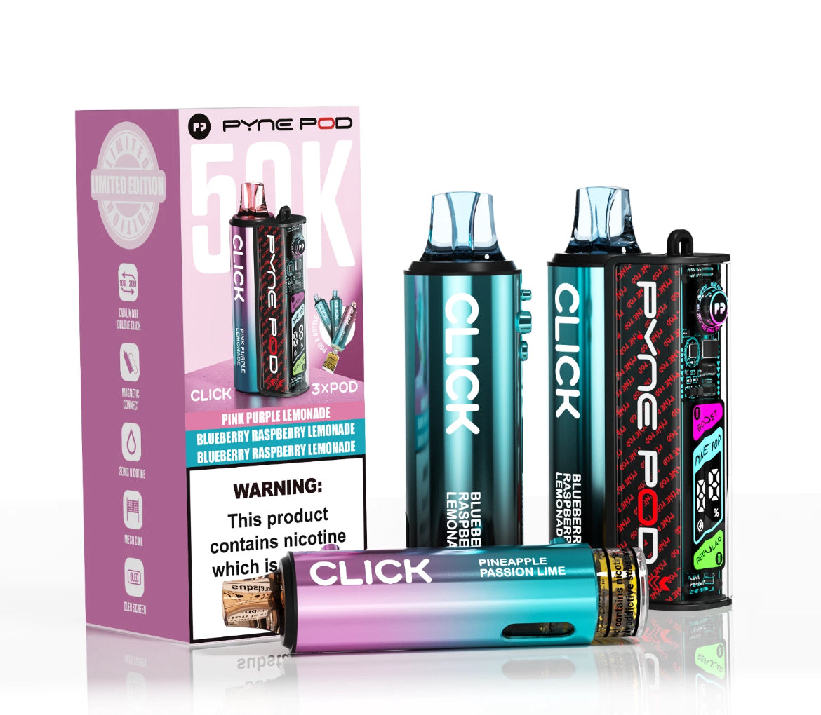 PYNE Pod Click 50K Refill Pods 20mg Pre-filled Replaceable Pods Kit