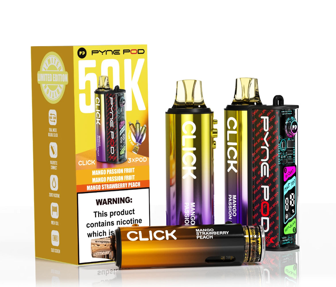 PYNE Pod Click 50K Refill Pods 20mg Pre-filled Replaceable Pods Kit