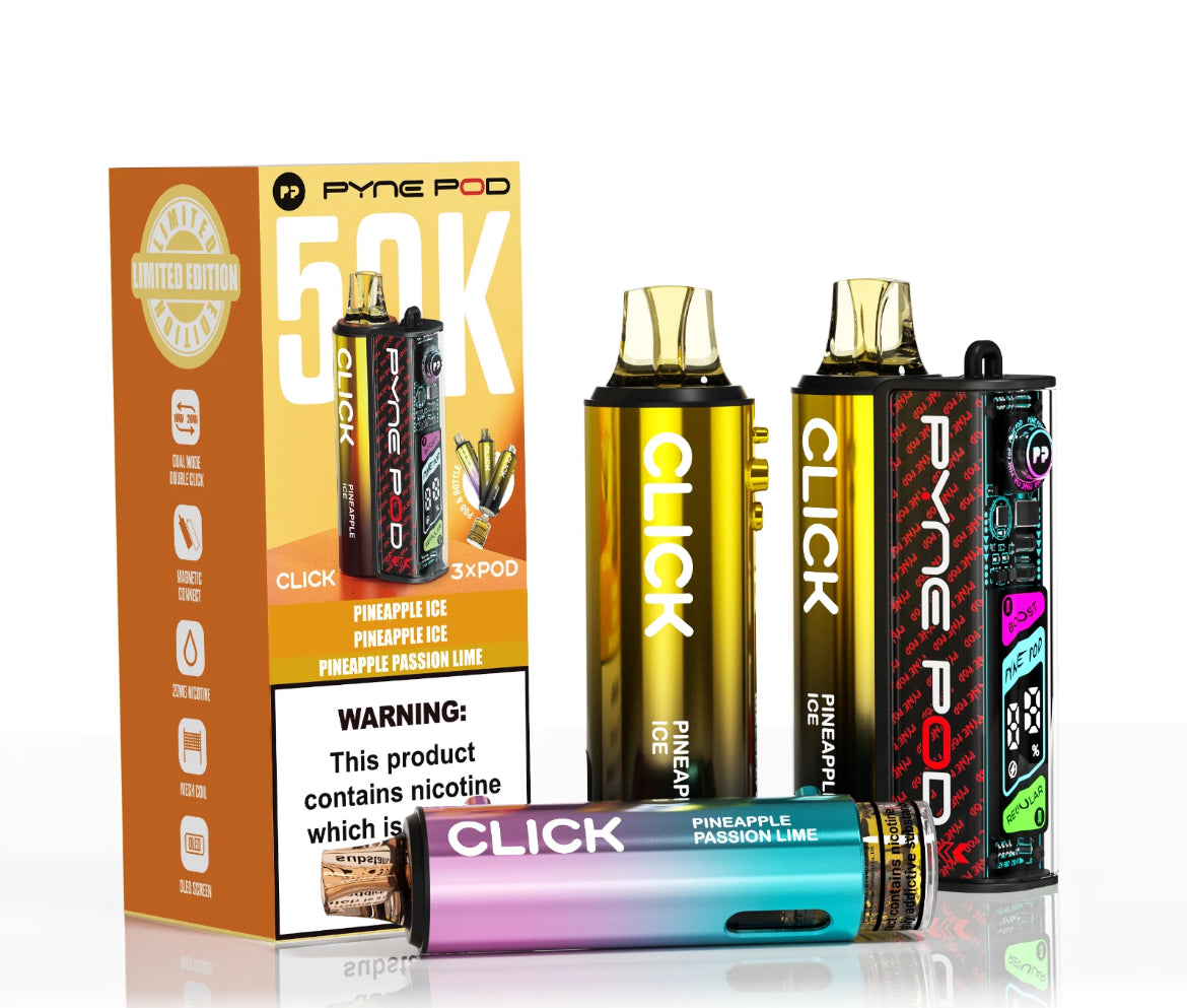 PYNE Pod Click 50K Refill Pods 20mg Pre-filled Replaceable Pods Kit