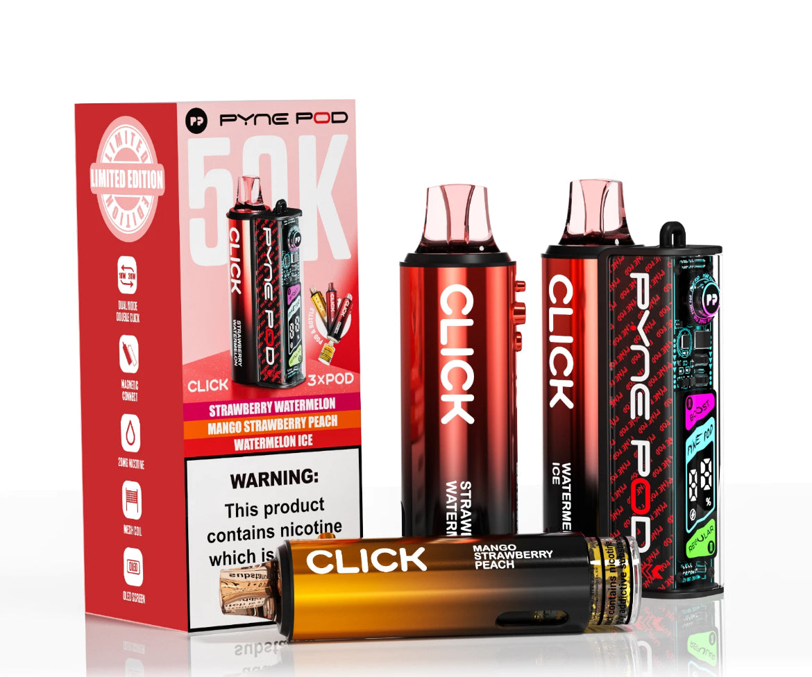 PYNE Pod Click 50K Refill Pods 20mg Pre-filled Replaceable Pods Kit
