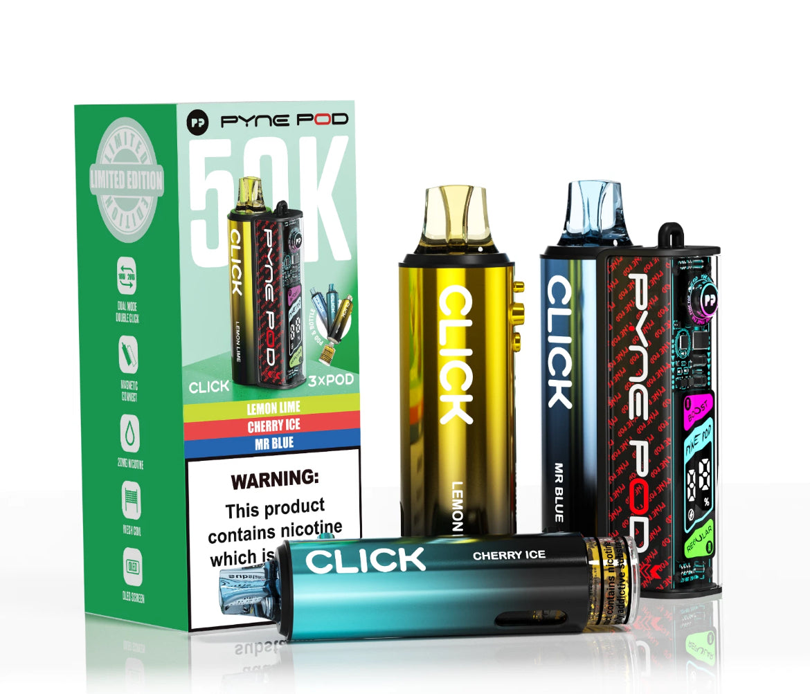 PYNE Pod Click 50K Refill Pods 20mg Pre-filled Replaceable Pods Kit