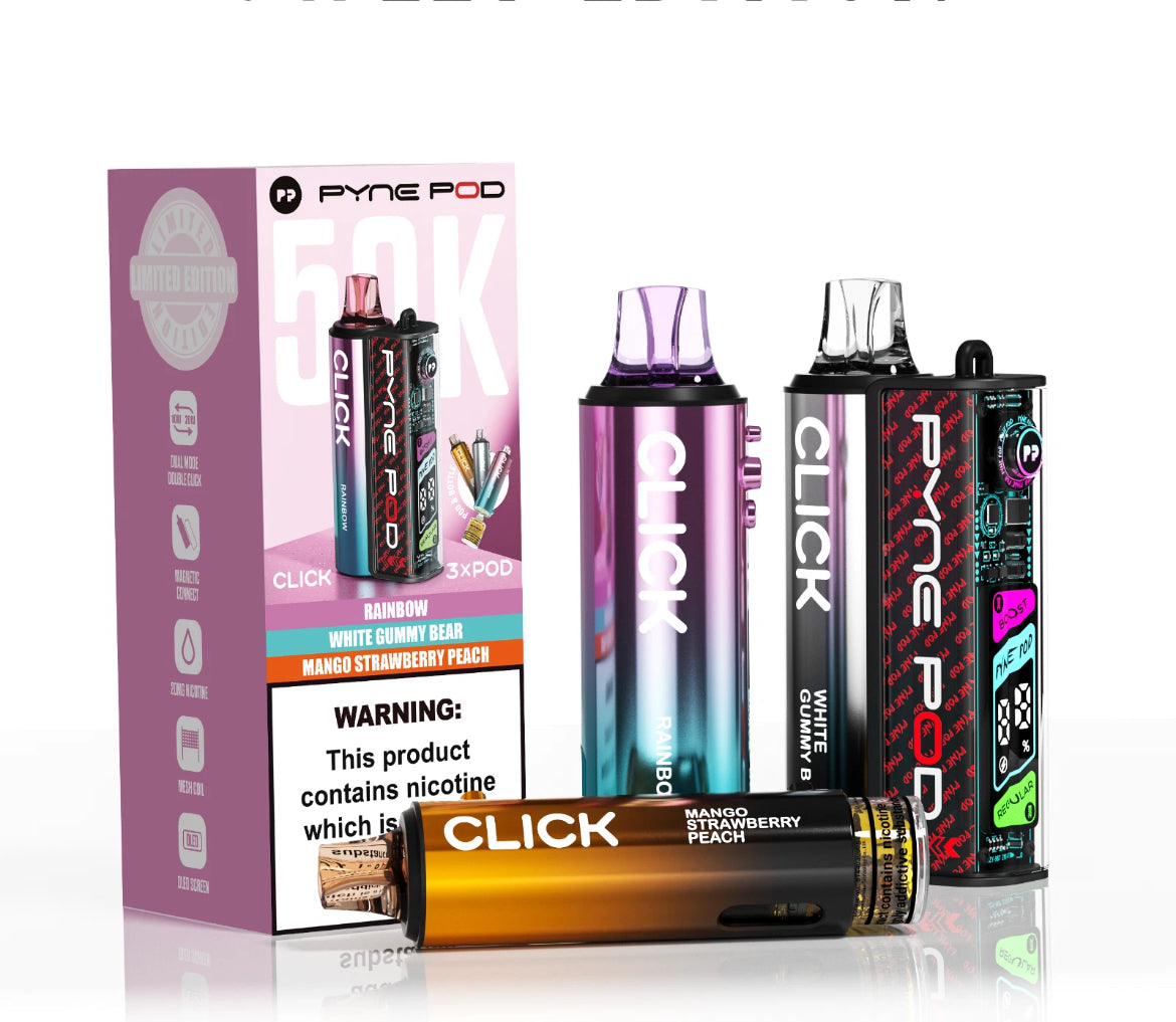 PYNE Pod Click 50K Refill Pods 20mg Pre-filled Replaceable Pods Kit