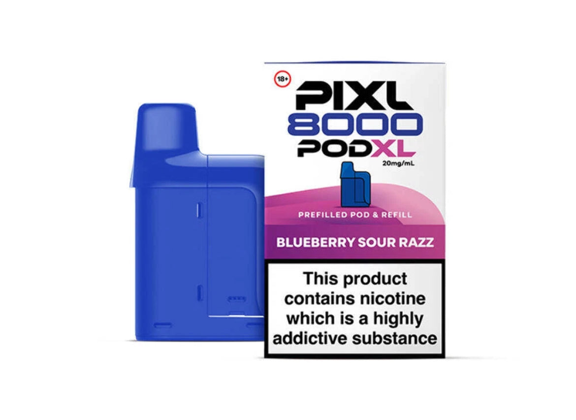 PIXL 8000 Vape Pods Replacement BIG 8K Pre-filled Refill e liquid 20mg