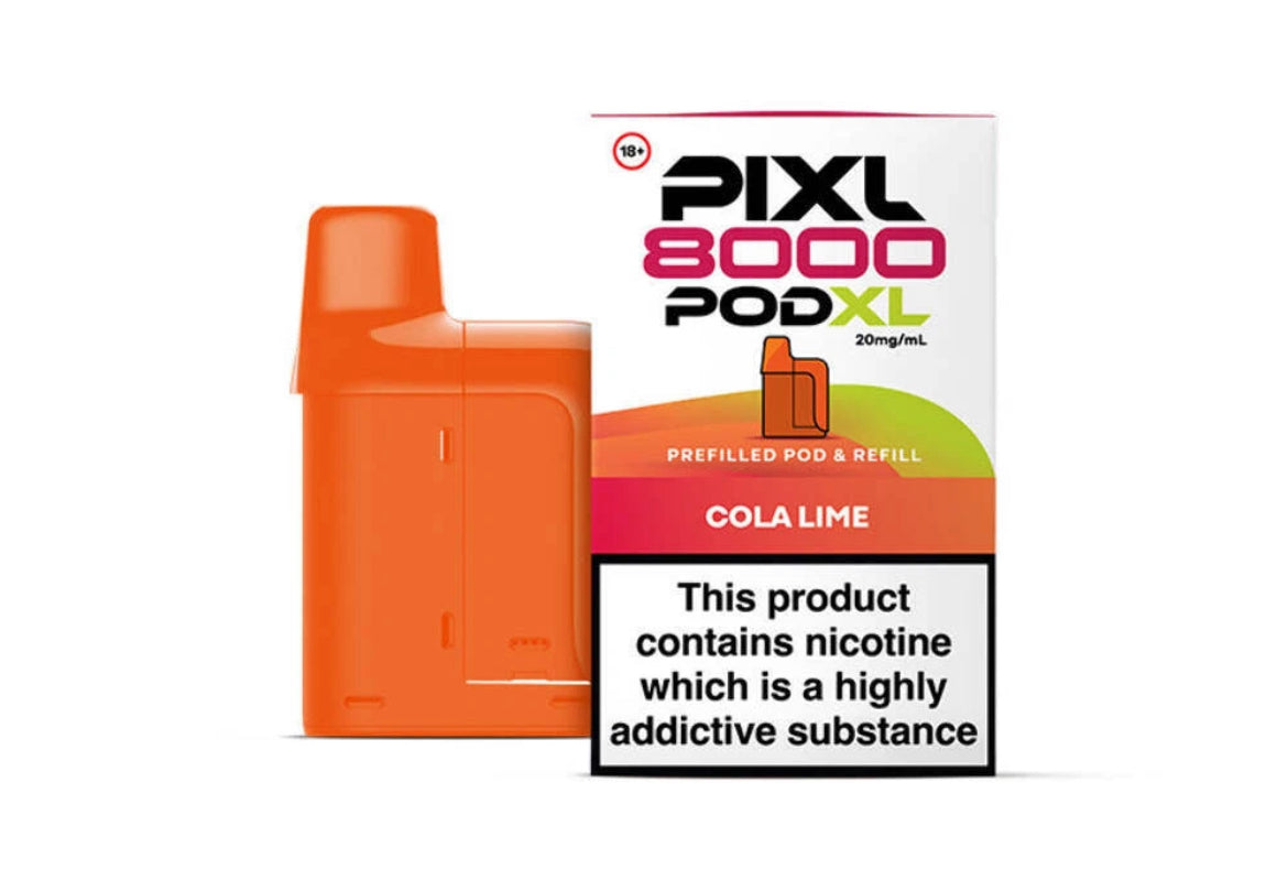 PIXL 8000 Vape Pods Replacement BIG 8K Pre-filled Refill e liquid 20mg