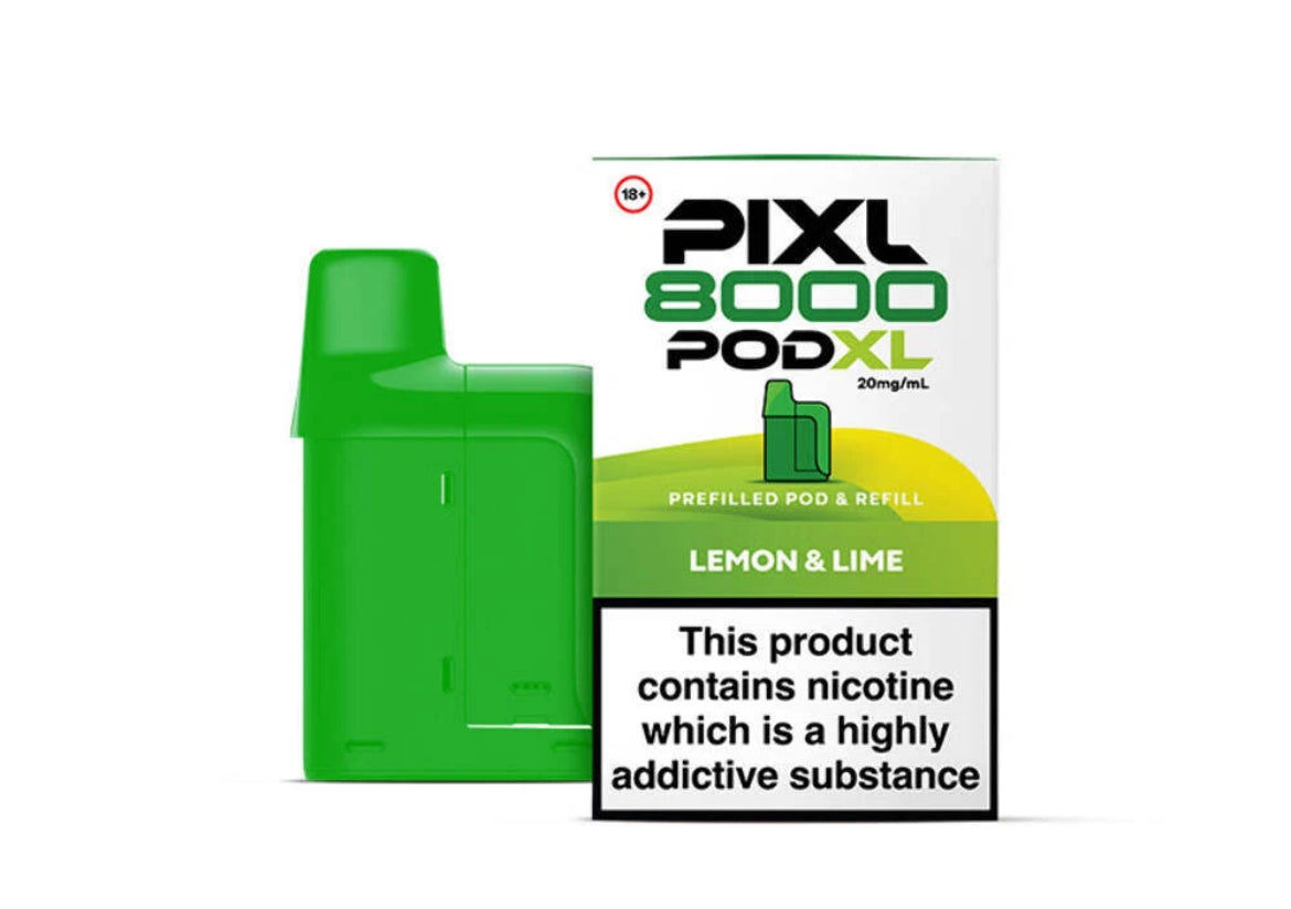 PIXL 8000 Vape Pods Replacement BIG 8K Pre-filled Refill e liquid 20mg
