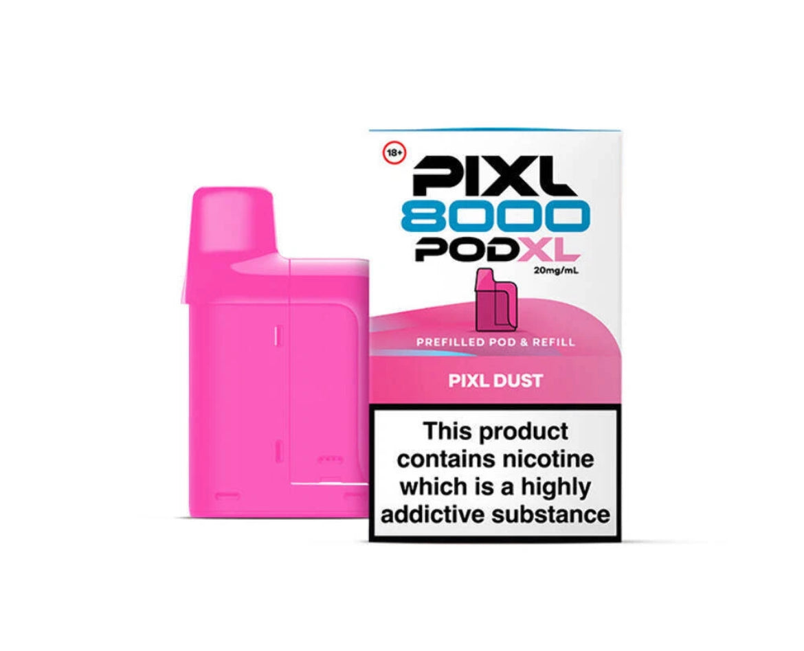PIXL 8000 Vape Pods Replacement BIG 8K Pre-filled Refill e liquid 20mg
