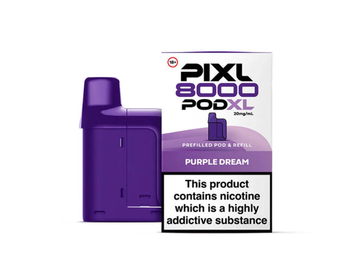 PIXL 8000 Vape Pods Replacement BIG 8K Pre-filled Refill e liquid 20mg
