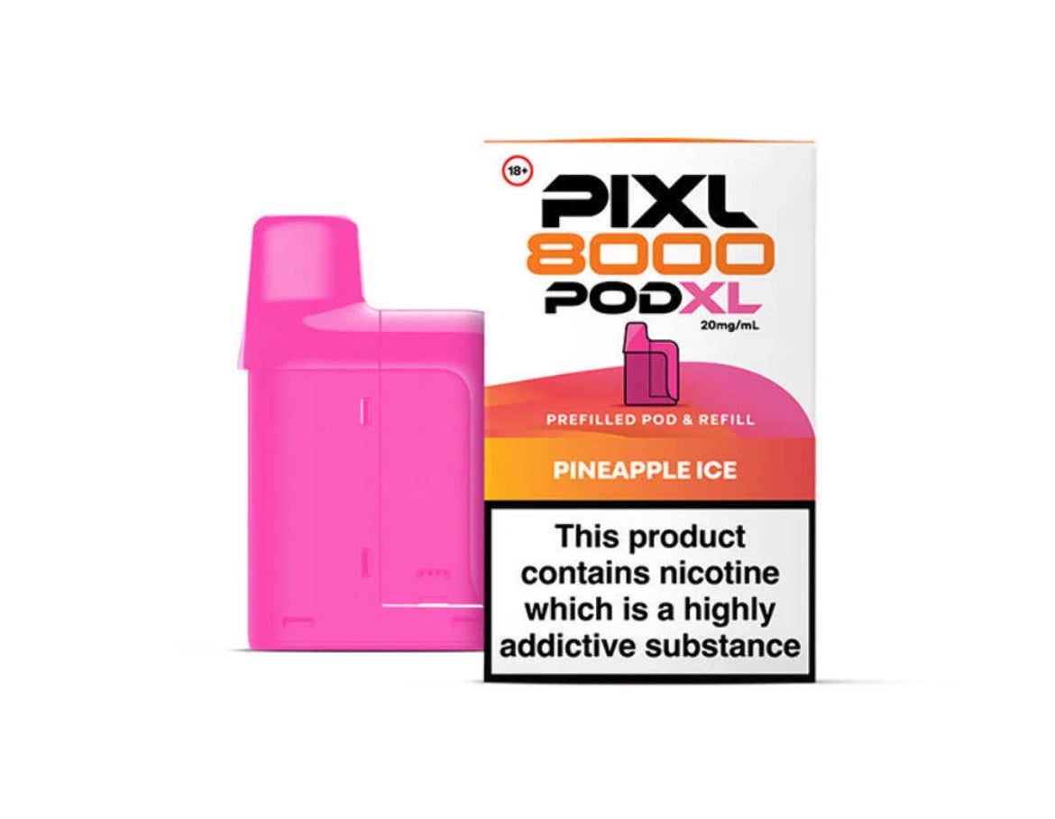 PIXL 8000 Vape Pods Replacement BIG 8K Pre-filled Refill e liquid 20mg