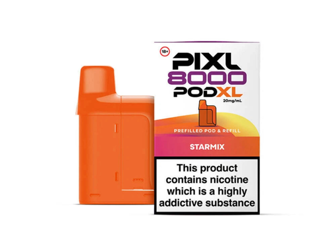 PIXL 8000 Vape Pods Replacement BIG 8K Pre-filled Refill e liquid 20mg
