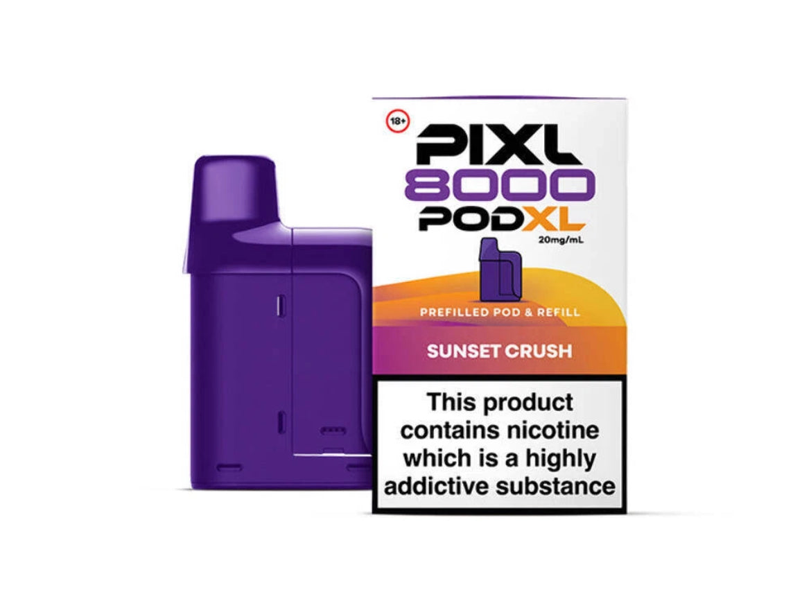 PIXL 8000 Vape Pods Replacement BIG 8K Pre-filled Refill e liquid 20mg