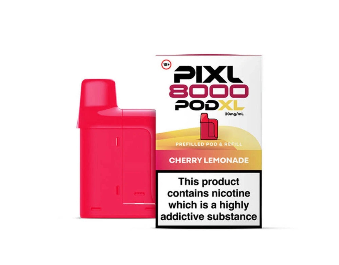 PIXL 8000 Vape Pods Replacement BIG 8K Pre-filled Refill e liquid 20mg