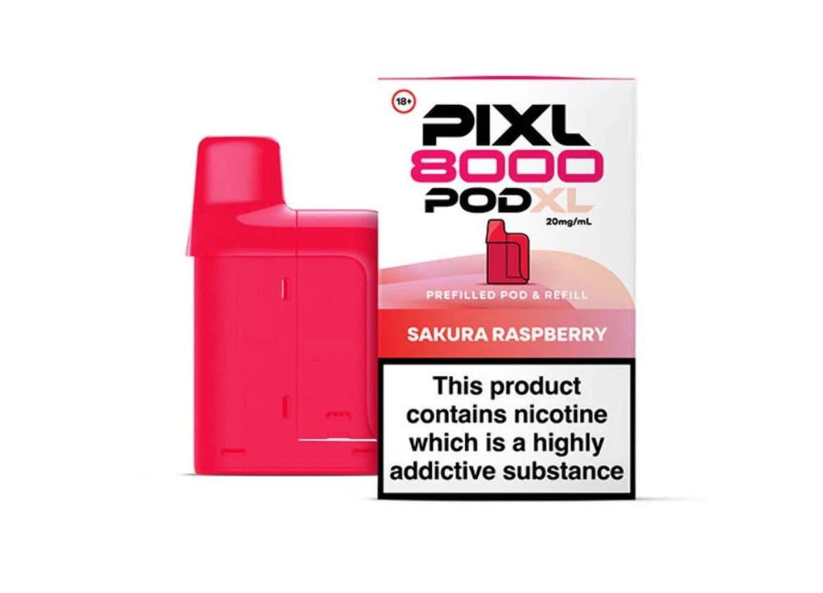 PIXL 8000 Vape Pods Replacement BIG 8K Pre-filled Refill e liquid 20mg