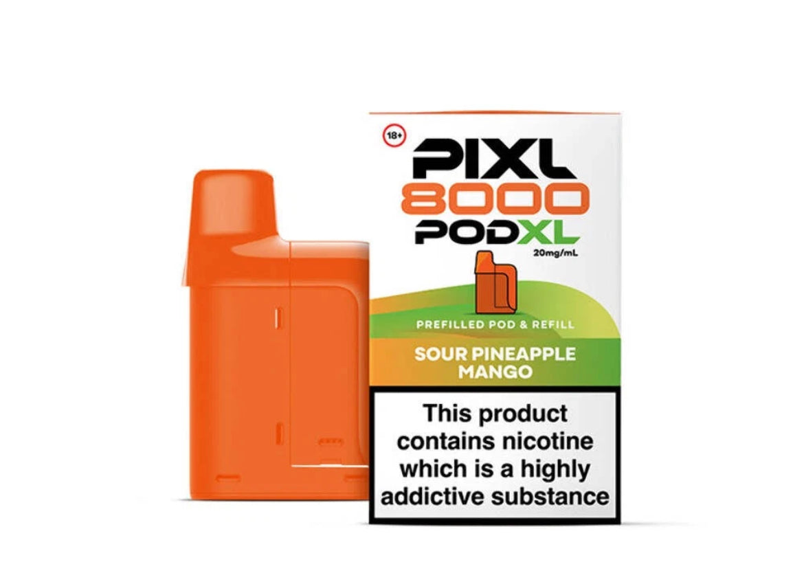 PIXL 8000 Vape Pods Replacement BIG 8K Pre-filled Refill e liquid 20mg