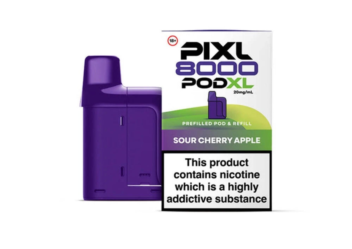 PIXL 8000 Vape Pods Replacement BIG 8K Pre-filled Refill e liquid 20mg