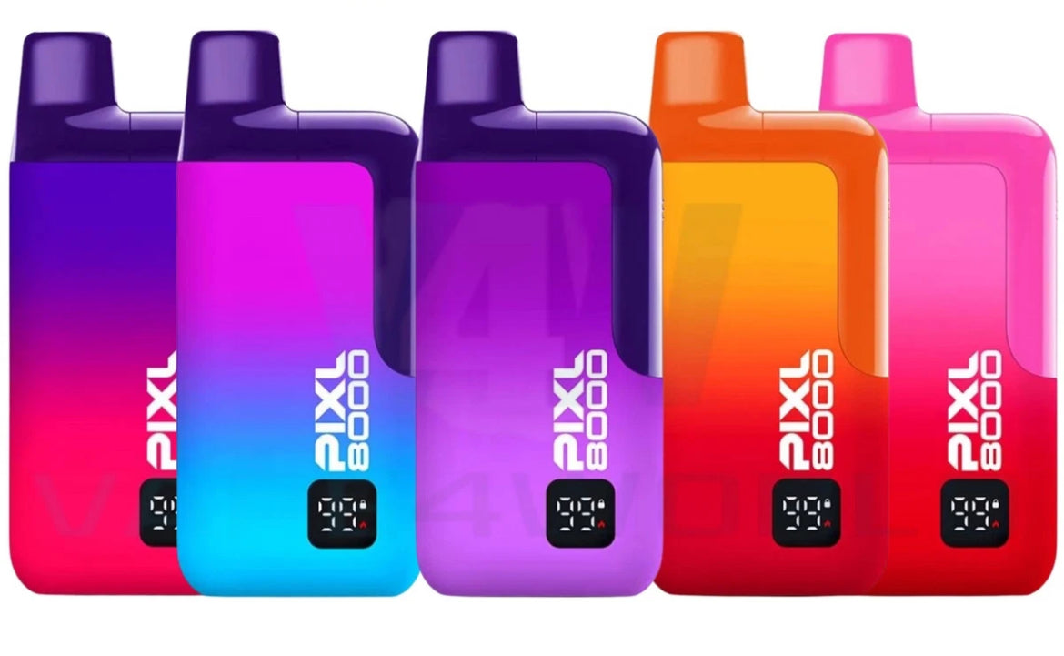 PIXL 8000 Vape Kit BIG 8K Pen Replacement eliquid Prefilled Pods 20mg