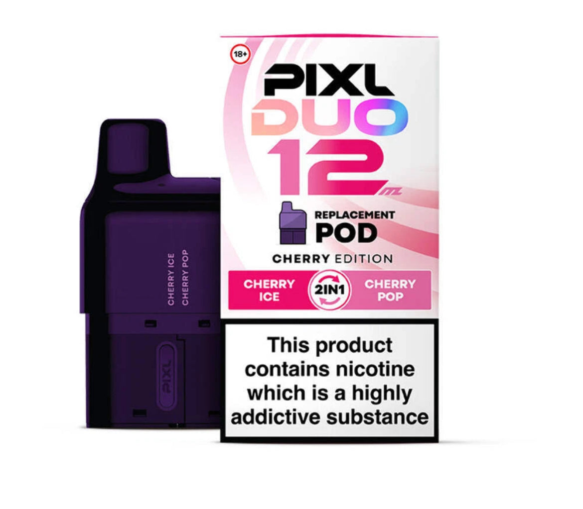 PIXL Duo 12 Pods Replacement Pre-filled  6K Vape Pods 20mg
