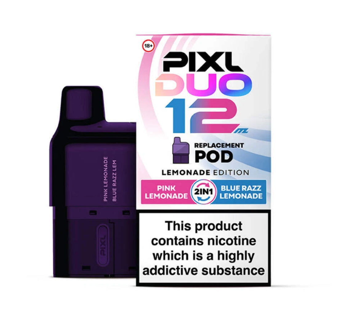PIXL Duo 12 Pods Replacement Pre-filled  6K Vape Pods 20mg