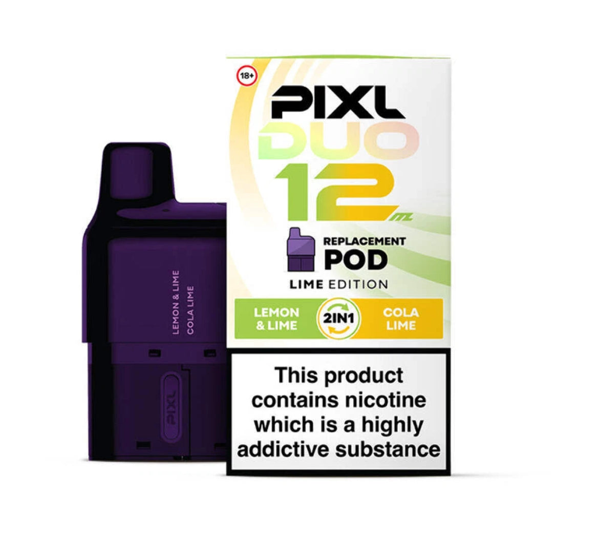 PIXL Duo 12 Pods Replacement Pre-filled  6K Vape Pods 20mg