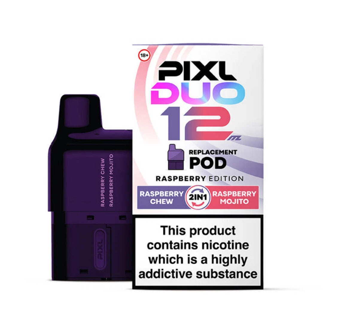PIXL Duo 12 Pods Replacement Pre-filled  6K Vape Pods 20mg