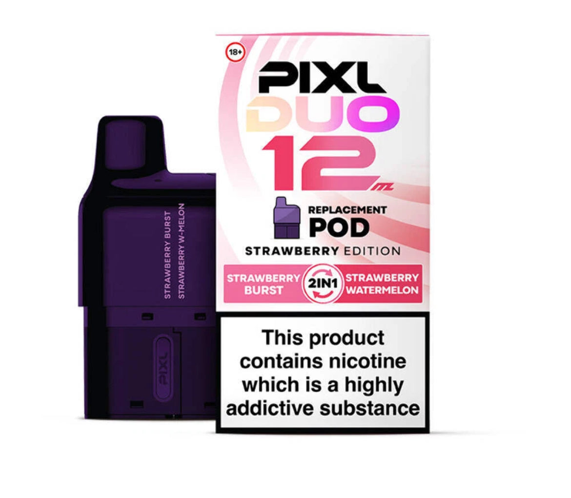 PIXL Duo 12 Pods Replacement Pre-filled  6K Vape Pods 20mg