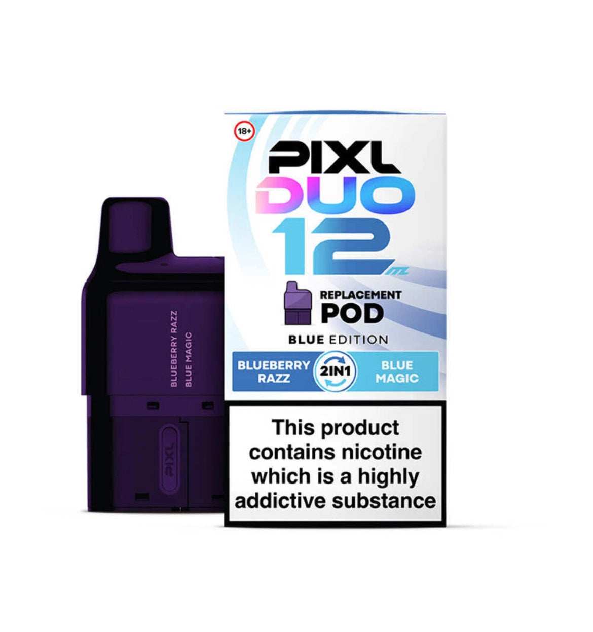 PIXL Duo 12 Pods Replacement Pre-filled  6K Vape Pods 20mg