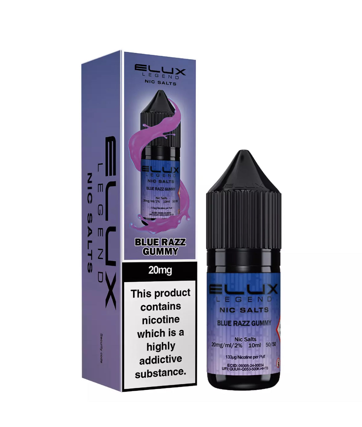 ELUX  Legend Nic Salt Vape Juice 10ml E-Liquid 10mg & 20mg E-Cig