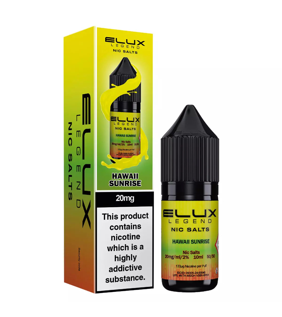 ELUX  Legend Nic Salt Vape Juice 10ml E-Liquid 10mg & 20mg E-Cig