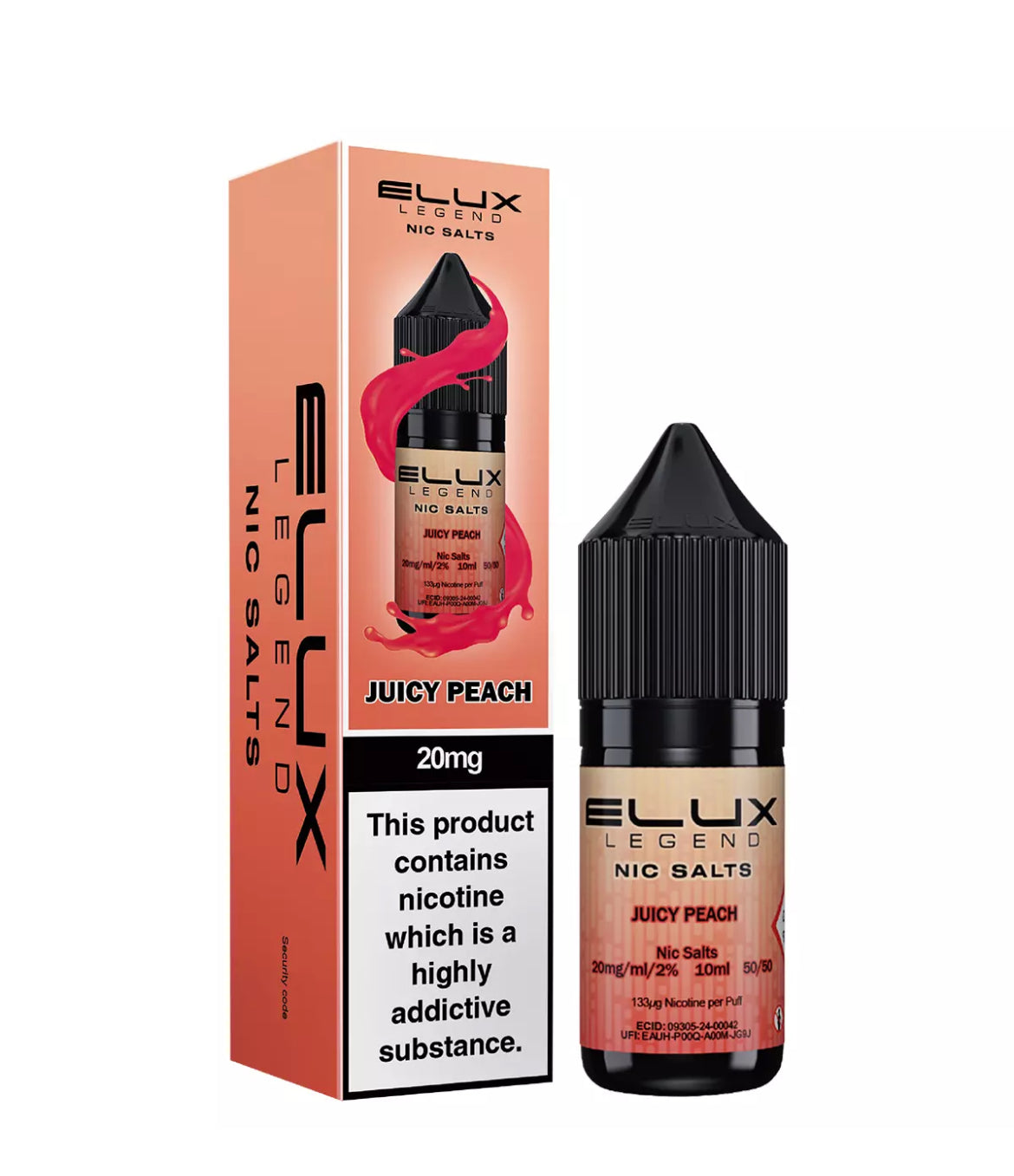 ELUX  Legend Nic Salt Vape Juice 10ml E-Liquid 10mg & 20mg E-Cig