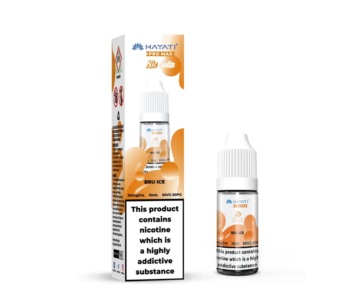 Hayati Pro Max Nic Salt 10ml 20mg 50VG/50PG Pod E Liquid Vape Juice