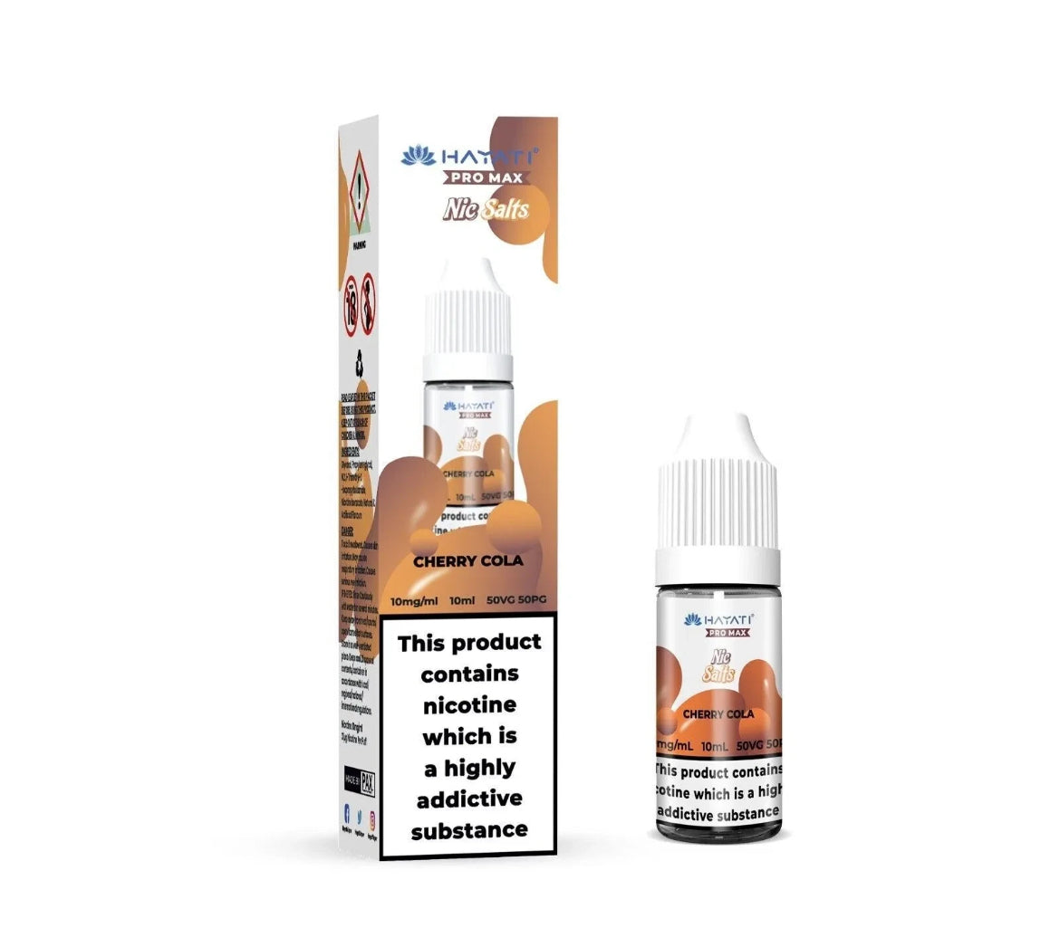 Hayati Pro Max Nic Salt 10ml 20mg 50VG/50PG Pod E Liquid Vape Juice