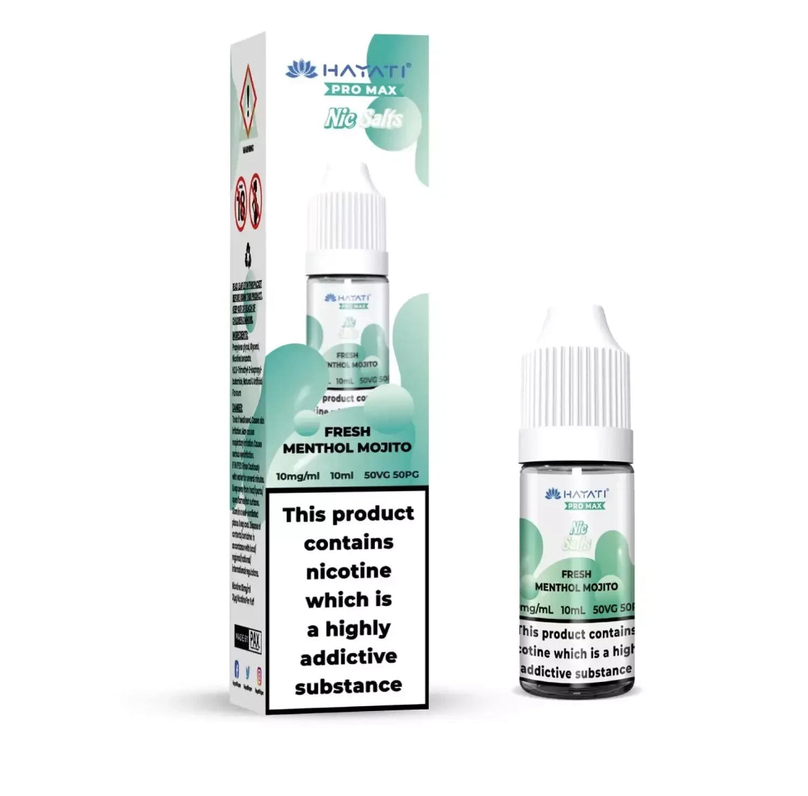 Hayati Pro Max Nic Salt 10ml 20mg 50VG/50PG Pod E Liquid Vape Juice