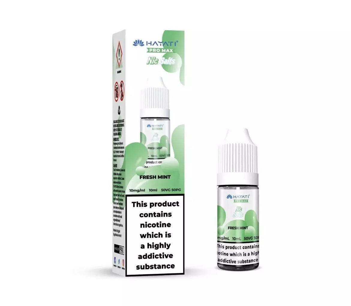 Hayati Pro Max Nic Salt 10ml 20mg 50VG/50PG Pod E Liquid Vape Juice