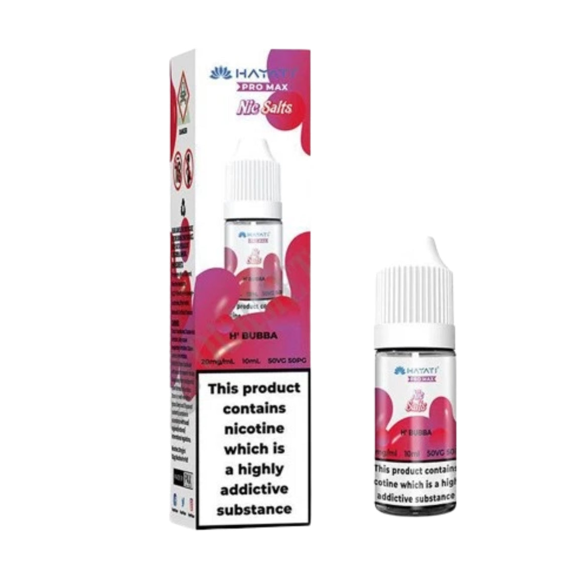 Hayati Pro Max Nic Salt 10ml 20mg 50VG/50PG Pod E Liquid Vape Juice