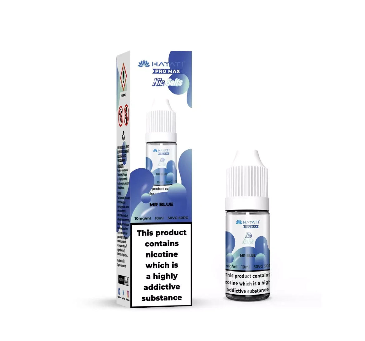 Hayati Pro Max Nic Salt 10ml 20mg 50VG/50PG Pod E Liquid Vape Juice