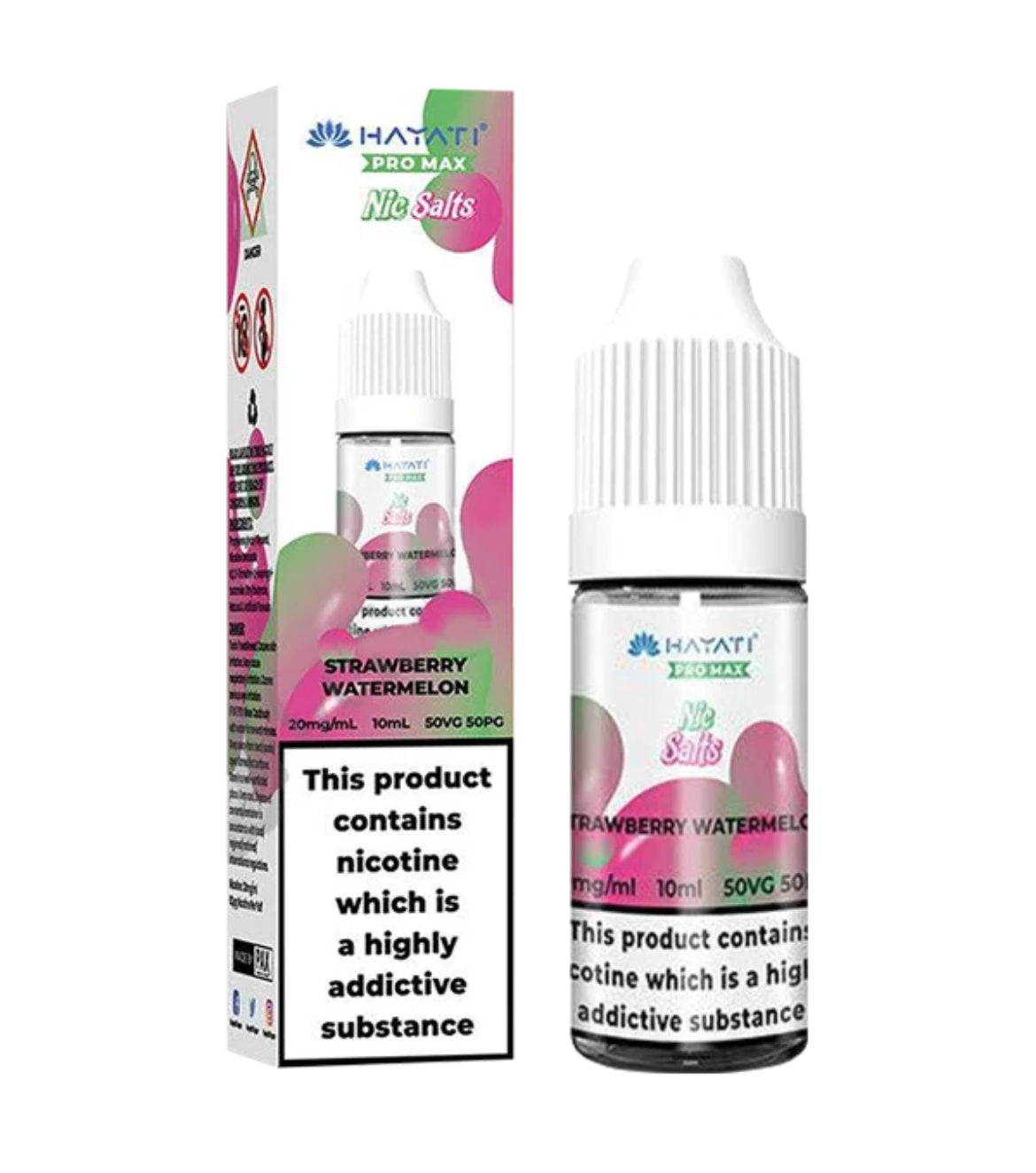 Hayati Pro Max Nic Salt 10ml 20mg 50VG/50PG Pod E Liquid Vape Juice