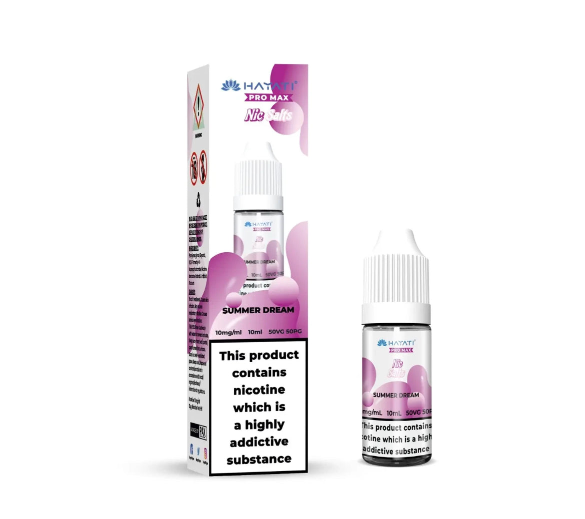 Hayati Pro Max Nic Salt 10ml 20mg 50VG/50PG Pod E Liquid Vape Juice