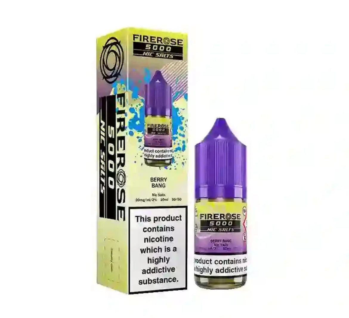 ELUX Firerose 5000 Nic Salts 10ml E Liquid 10mg , 20mg Vape Juice elux Nic Salt