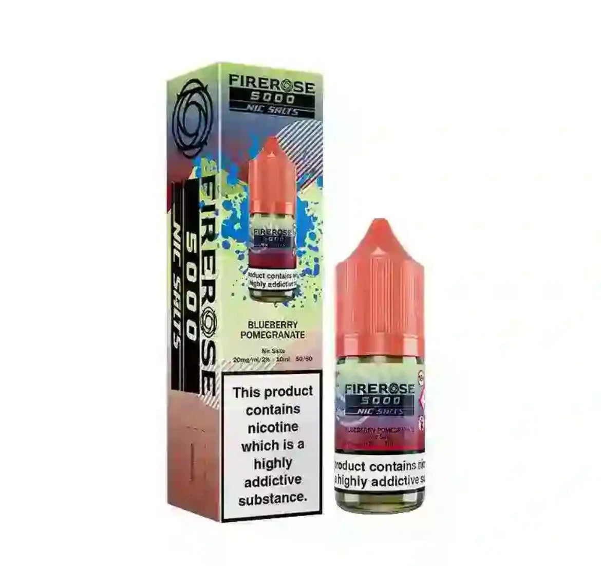 ELUX Firerose 5000 Nic Salts 10ml E Liquid 10mg , 20mg Vape Juice elux Nic Salt