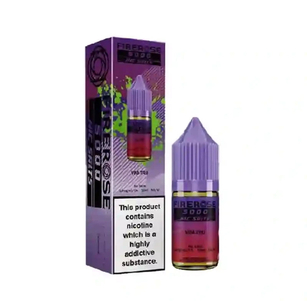 ELUX Firerose 5000 Nic Salts 10ml E Liquid 10mg , 20mg Vape Juice elux Nic Salt