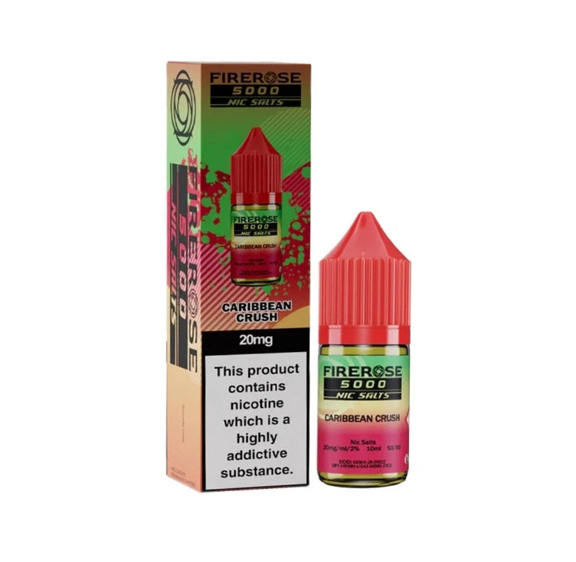 ELUX Firerose 5000 Nic Salts 10ml E Liquid 10mg , 20mg Vape Juice elux Nic Salt