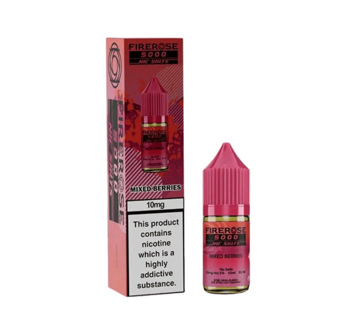 ELUX Firerose 5000 Nic Salts 10ml E Liquid 10mg , 20mg Vape Juice elux Nic Salt